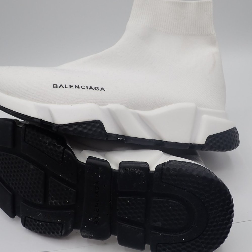 Balenciaga Speed Sock Trainers White / Black